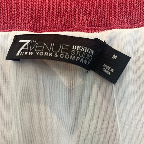 NWT New York & Co Long/Maxi Length Skirt Pink / Green Stripe Pattern Size M - Picture 8 of 12